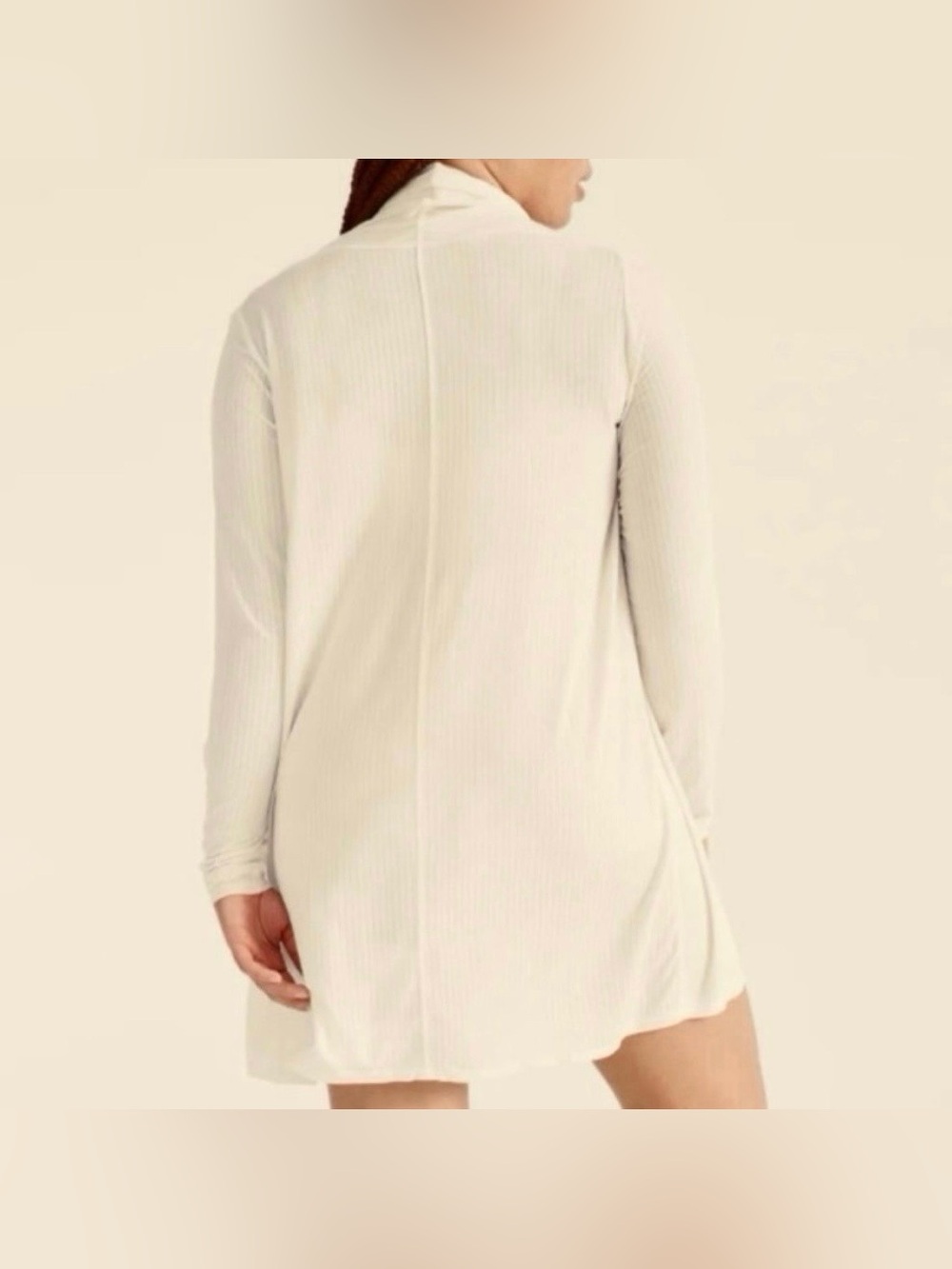 KNIX Lounge Sleep Wear Rib Knit Modal Open Front Robe XXL - Picture 2 of 7